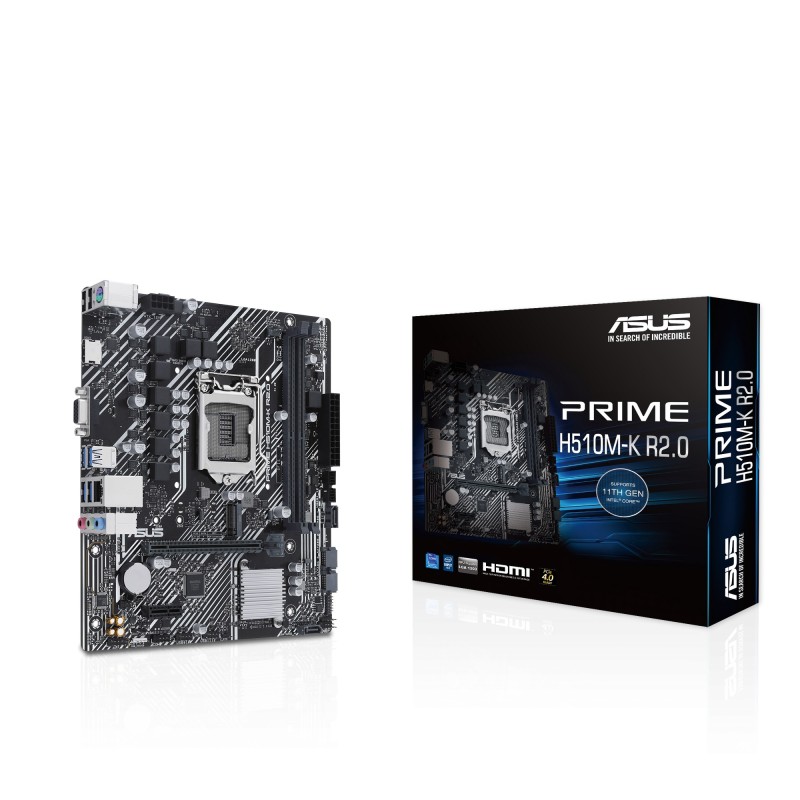 Carte Mère Asus Prime H510M-K R2.0 (Intel LGA 1200) Micro ATX