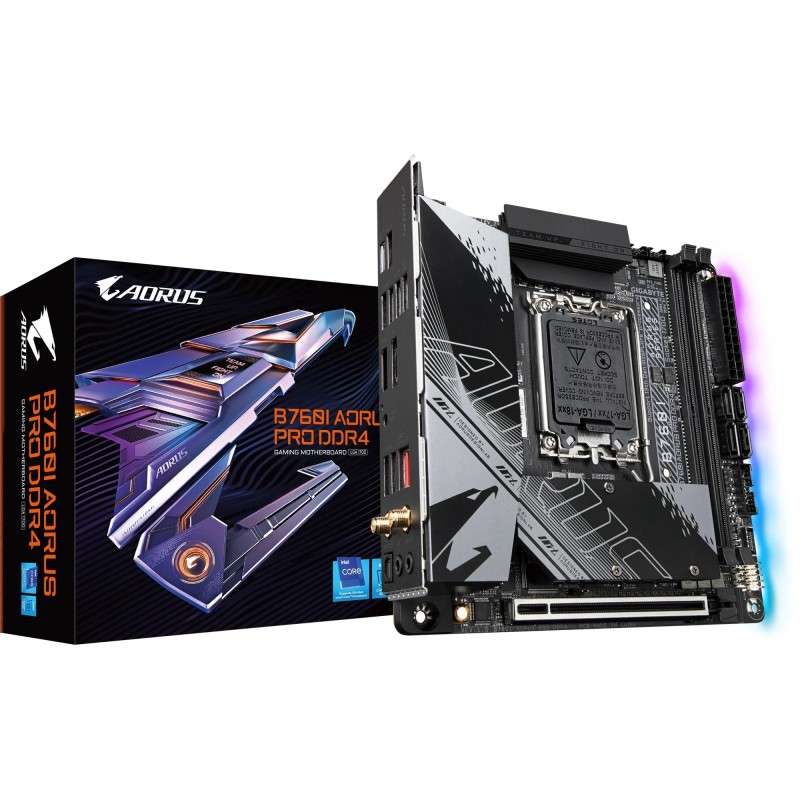 Carte Mère Gigabyte B760I Aorus Pro DDR4 (Intel LGA 1700) Mini ITX