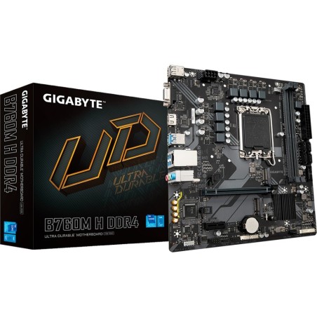 Carte Mère Gigabyte B760M H DDR4 (Intel LGA 1700) Micro ATX