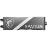 Disque SSD MSI Spatium M580 Frozr 2To avec dissipateur - NVMe M.2 Type 2280