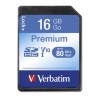 Carte mémoire SD Verbatim U1 Premium - 16Go