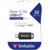 Clé USB 3.2 Type C Verbatim Store'n'Go - 32Go (Noir)