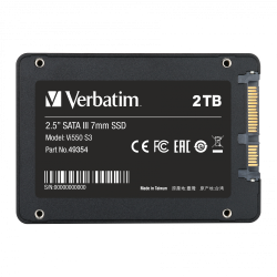 Disque SSD Verbatim Vi550 S3 2To  - S-ATA 2,5