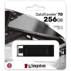 Clé USB-C 3.2 Kingston DataTraveler 70 - 256Go