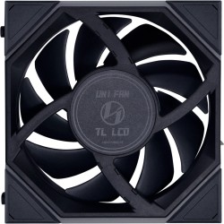 Ventilateur de boitier Lian Li Uni Fan TL LCD Reverse RGB - 12cm (Noir)