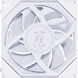 Ventilateur de boitier Lian Li Uni Fan TL LCD RGB - 12cm (Blanc)