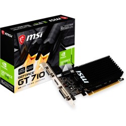 Carte Graphique Nvidia MSI GeForce GT710 2GD3H 2Go LP (Low Profile Passive)