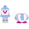 Clé USB 2.0 Emtec M336 Lady Penguin - 16Go (Bleu/Rose)