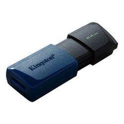 Clé USB 3.2 Kingston DataTraveler Exodia M - 64Go (Bleu/Noir)