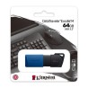 Clé USB 3.2 Kingston DataTraveler Exodia M - 64Go (Bleu/Noir)