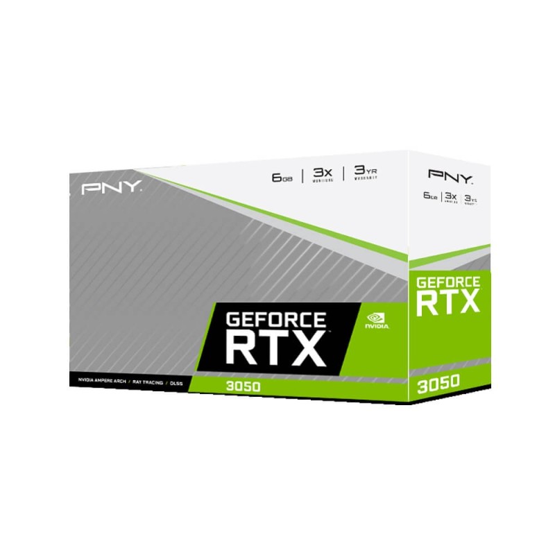 Carte Graphique Nvidia PNY GeForce RTX 3050 Verto Dual Fan 6Go