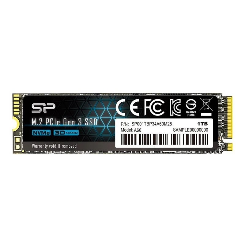 Disque SSD Silicon Power A60 1To  - NVMe M.2 Type 2280