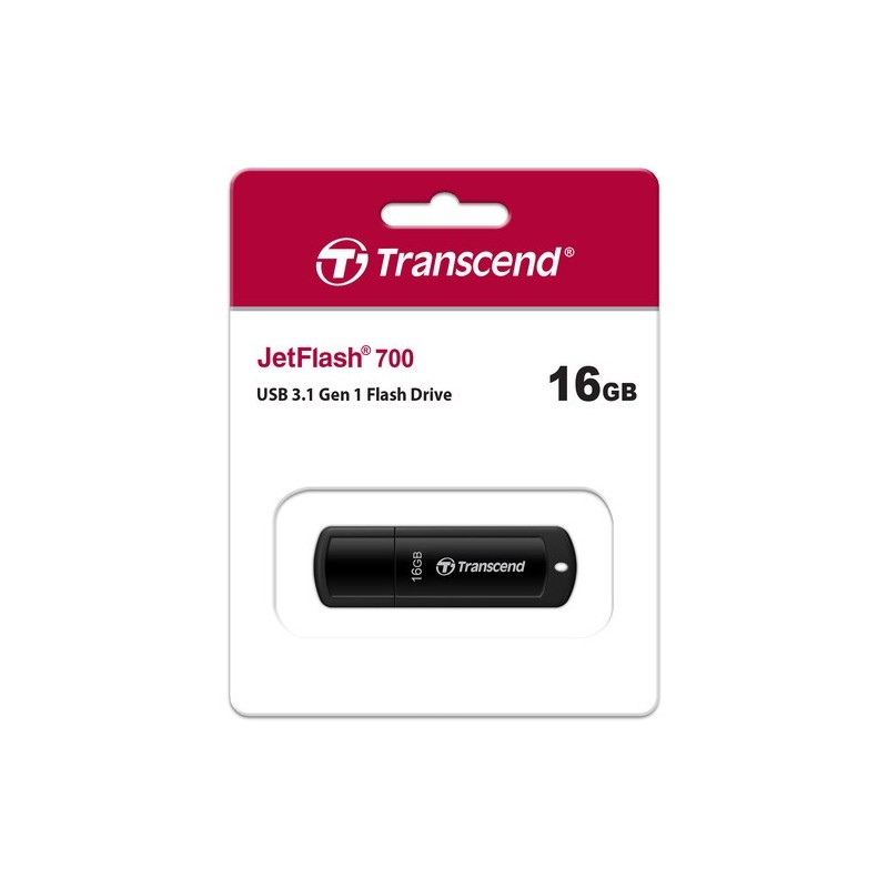 Clé USB 3.0 Transcend JF700 - 16Go (Noir)