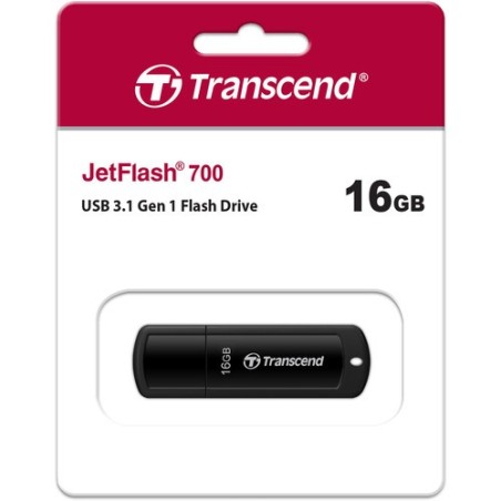 Clé USB 3.0 Transcend JF700 - 16Go (Noir)