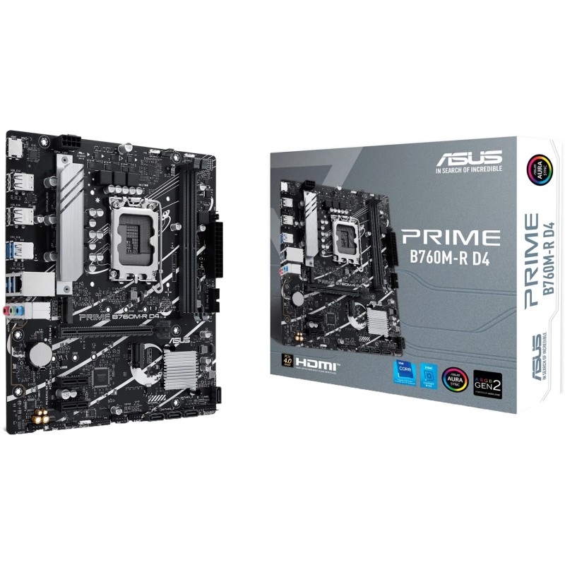 Carte Mère Asus Prime B760M-R DDR4 (Intel LGA 1700) Micro ATX