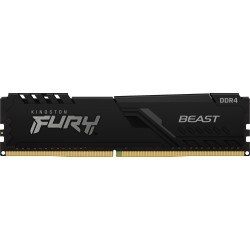 Barrette mémoire 32Go DIMM DDR4 Kingston Fury Beast  3200Mhz (Noir)