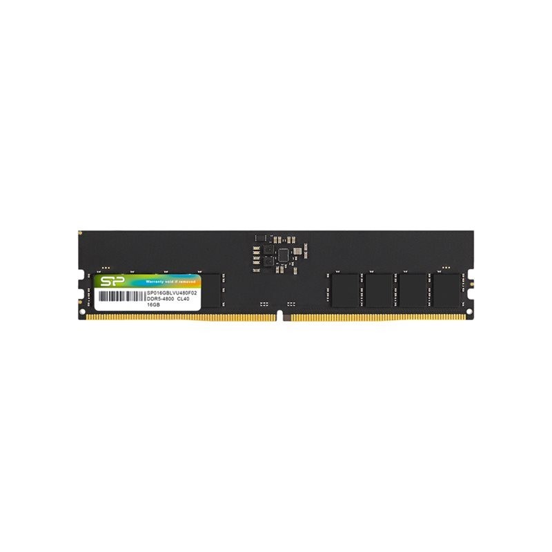 Barrette mémoire 16Go DIMM DDR5 Silicon Power 4800Mhz (Noir)