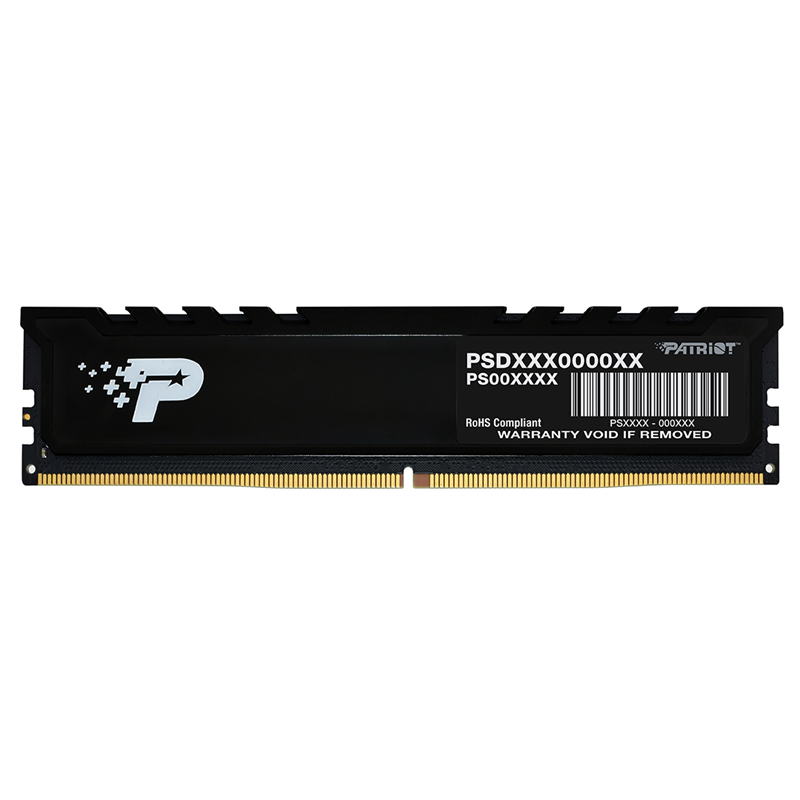 Barrette mémoire 16Go DIMM DDR5 Patriot Signature Line Premium  5600MHz (Noir)