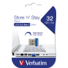 Clé USB 3.2 Verbatim Store'n'Stay - 32Go (Bleu)