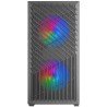 Boitier Mini Tour Micro ATX Mars Gaming MC-Vortex RGB avec panneau vitré (Noir)