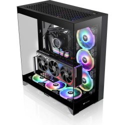 Boitier Moyen Tour E-ATX Thermaltake Centralized Thermal Efficiency E550 avec panneaux vitrés (Noir)