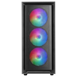 Boitier Moyen Tour ATX Mars Gaming MC-Air RGB avec panneau vitré (Noir)