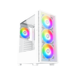 Boitier Moyen Tour ATX Xigmatek Phantom RGB avec panneaux vitrés (Blanc)