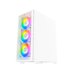 Boitier Moyen Tour ATX Xigmatek Phantom RGB avec panneaux vitrés (Blanc)