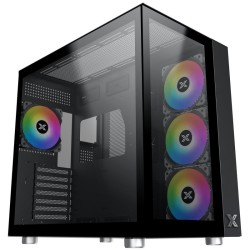 Boitier Moyen Tour ATX Xigmatek Aquarius Pro RGB avec panneaux vitrés (Noir)