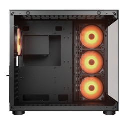 Boitier Moyen Tour ATX Cougar FV150 RGB avec panneaux vitrés (Noir)