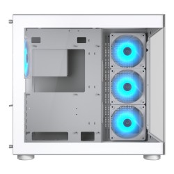 Boitier Moyen Tour ATX Cougar FV150 RGB avec panneaux vitrés (Blanc)