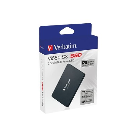 Disque SSD Verbatim Vi550 S3 128Go - S-ATA 2,5