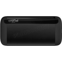 Disque SSD externe Crucial X8 - 1To  (Noir)