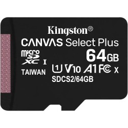 Carte mémoire Micro SD Kingston Canvas Select Plus - 64Go