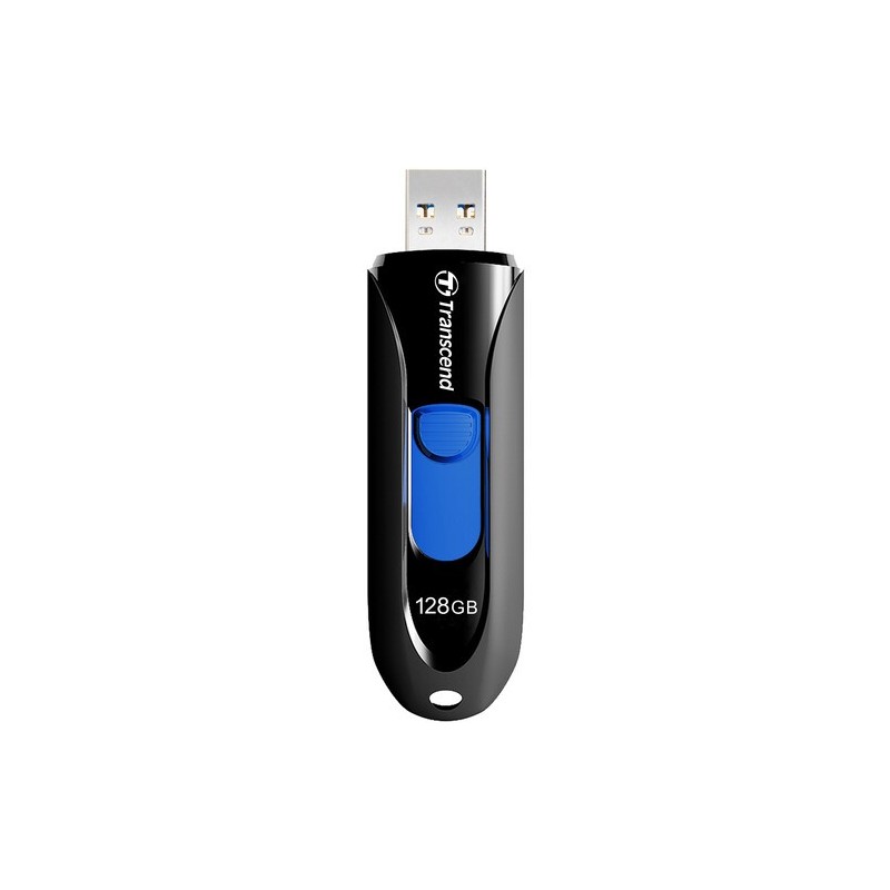 Clé USB 3.1 Transcend JetFlash 790 - 128Go (Noir/Bleu)