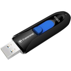 Clé USB 3.1 Transcend JetFlash 790 - 128Go (Noir/Bleu)