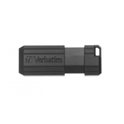 Clé USB 2.0 Verbatim PinStripe - 128Go (Noir)