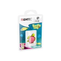 Clé USB 2.0 Emtec M335 Lady Turtle - 16Go (Vert)