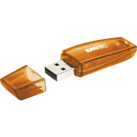 Clé USB 2.0 Emtec C410 Color Mix - 4Go (Orange)