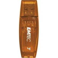 Clé USB 2.0 Emtec C410 Color Mix - 4Go (Orange)