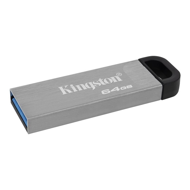 Clé USB 3.2 Kingston DataTraveler Kyson - 64Go (Gris/Noir)