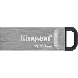 Clé USB 3.2 Kingston DataTraveler Kyson - 128Go (Gris/Noir)