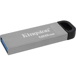 Clé USB 3.2 Kingston DataTraveler Kyson - 128Go (Gris/Noir)