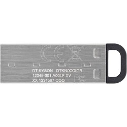 Clé USB 3.2 Kingston DataTraveler Kyson - 128Go (Gris/Noir)