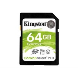 Carte mémoire SD Kingston Canvas Select Plus - 64Go