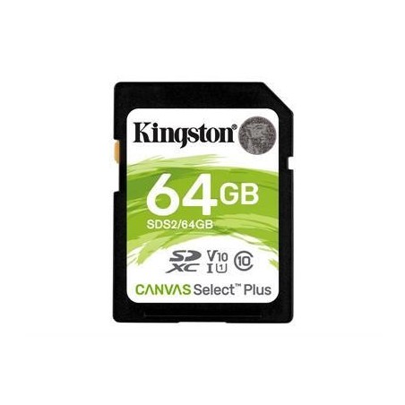 Carte mémoire SD Kingston Canvas Select Plus - 64Go