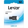 Clé USB 2.0 Lexar JumpDrive V40 - 32Go (Noir)