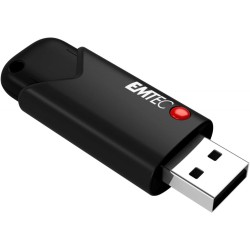 Clé USB 3.2 Emtec B120 Click Secure - 64Go (Noir)