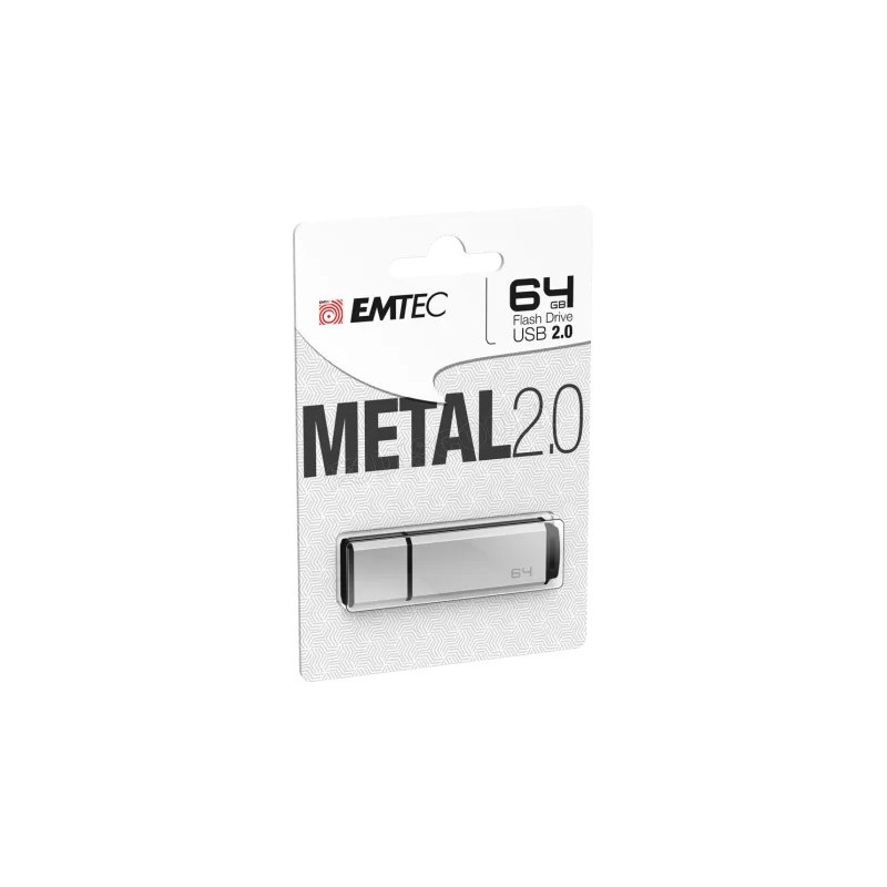 Clé USB 2.0 Emtec C900 - 64Go (Metal)