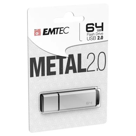 Clé USB 2.0 Emtec C900 - 64Go (Metal)